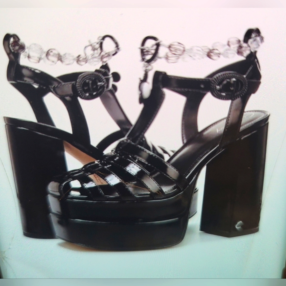 NIB Circus NY PADDIE BLACK Pump Bling Accent 5 star comfort Super Sexy S…